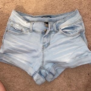 Forever 21 light wash shorts